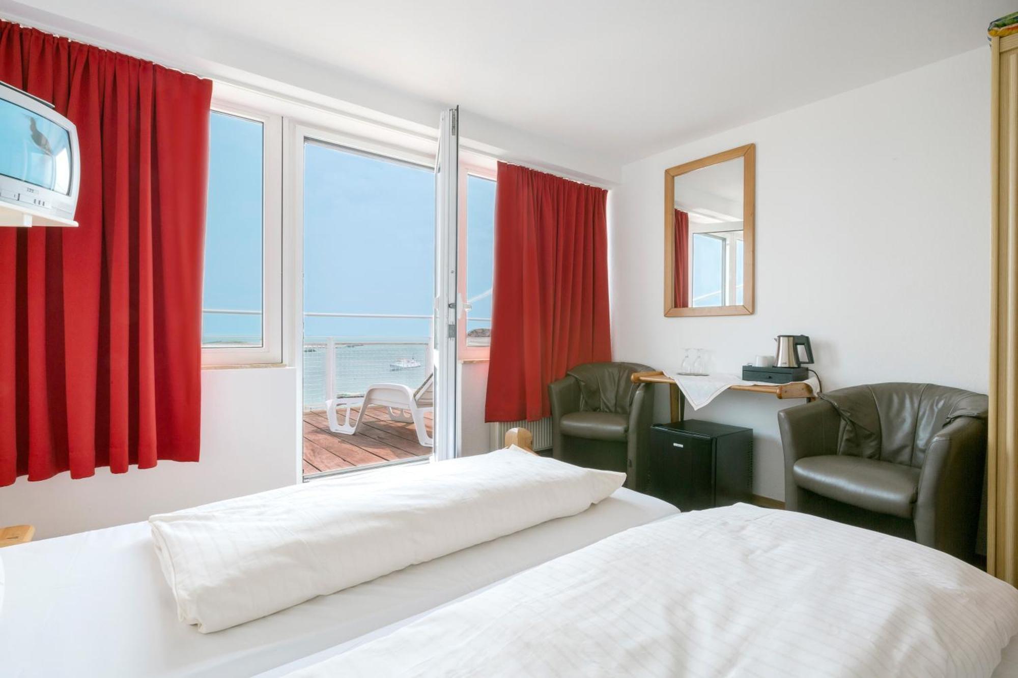 Hotel Felsen-Eck Хельголанд Номер фото